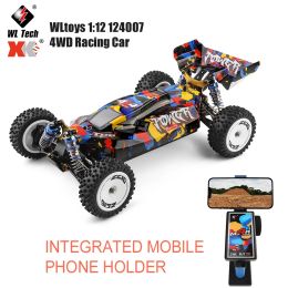 Car Wltoys 124007 124019 1:12 Electric 4wd Racing Car 75 km / h 55 km / h RC à haute vitesse 2,4 g de télécommande Drift Crawler 3000mAH