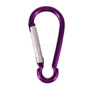 Mousqueton Anneau Porte-clés Porte-clés Sport Mousqueton Camping randonnée Clip Crochet Porte-clés En Aluminium Pratique transporter Clip crochets outil