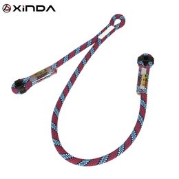 Karabijnhaken Xinda Rock Climbing Supplies Grote hoogte Anti Fall Off Beschermende veiligheidsgordel Koeienstaarttouw Hoge sterkte draagbare slinger 230925