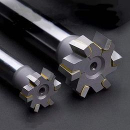 Carbide T-slotfrezen Cutter voor metalen gelaste YG8-legeringssnijders voor CNC Tungsten staal rechte schacht eindmalengereedschap