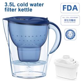 Koolstof alkalisch water filters water werper ionisator keuken zuiver ketelfilter 3.5L hoge kwaliteit pitcher huishouden voor geschenken 231221
