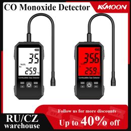 Koolstofanalysatoren Koolmonoxidedetector Draagbare koolzuurconcentratiemeter met temperatuurtest Geluidslicht Alarm CO-tester 230721