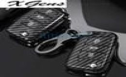 Koolstofvezel ABS CAR Key Case voor VW Polo Golf 4 5 6 7 T5 Passat B6 B5 Skoda Octavia A5 A7 stoel Leon Ibiza Ateca2599057