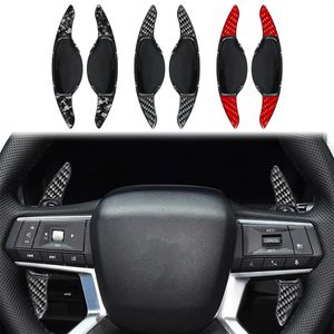 Fibre de carbone ABS Shift de volant pagaie Red / Noir / Forgged Car Modification Accessoires pour Mitsubishi Outlander 23