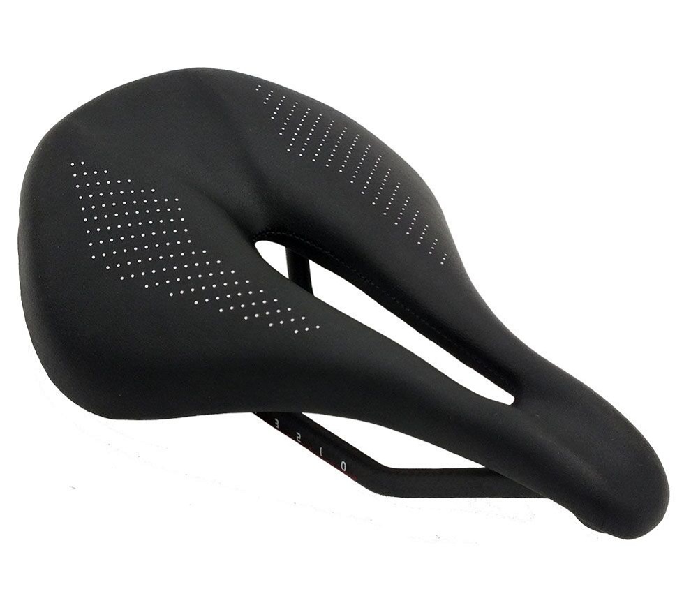 Fibra de Carbono Bicicleta Saddle simplificada Confortável Design Montanha / estrada da bicicleta de Carbono total de + microfibra couro bicicleta Almofada Ultra-light Respiração