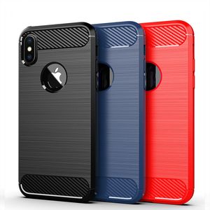 Coque en fibre de carbone pour iPhone 13 12 11 Pro X Xr Xs Max 6 6S 7 8 Plus 5S SE 2 Housse de téléphone pour Samsung S22 S21 S20 Ultra S10 S10e S9 Plus S8 Note 10 9 8