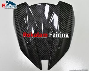 Parabrisas delantero de fibra de carbono para Kawasaki Z250 Z300 2015 2016 Piezas de motocicleta del mercado de accesorios