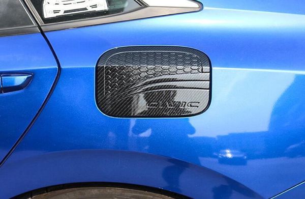 Couvre-carburant en fibre de carbone couvre-huile Cap de gaz pour Honda Civic 10e 201620189739665