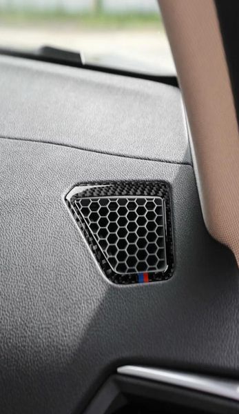 Autocollants de couverture de panneau de sortie de haut-parleur CD de climatisation intérieure en Fiber de carbone pour BMW toute nouvelle série 3 325i 328i 330i 335i G20 G284071560