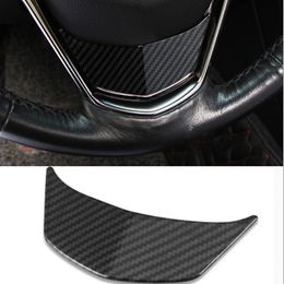 Carbon Fiber Interior Stuurwiel Cover U Trim voor Cadillac ATS-L 2014-2018