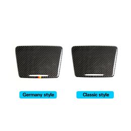 Carbon Fiber Innen Wasser Tasse Halter Panel Abdeckung Trim Auto Aufkleber für Mercedes C Klasse W205 C180 C200 GLC Accessories197v