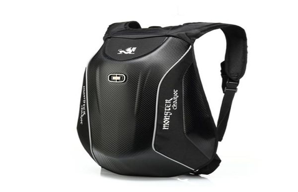 Sac de casque de moto en fibre de carbone imperméable Moto Moto Moto Backpack Motorbike Sacages de bagages de moto