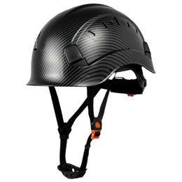 Patr￳n de fibra de carbono CE Safety Casco para ingenier￭a Construcci￳n Hard Hard Hats ABS PROTECTIVO CAP Men Industrial