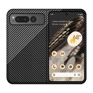 Étuis en plastique en fibre de carbone pour Google Pixel Fold Case PC Housse de protection rigide ultra-mince