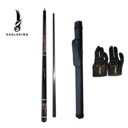 Koolstofvezel pool cue 1/2 split cue tech houten pool 12,9 mm tip maat zwarte technologie koolstofvezel biljart cue 240407