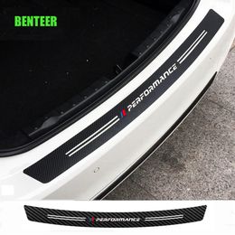 Carbon Fiber Power Prestaties M Auto Achterbumper Sticker Voor Bmw E34 E36 E60 E90 E46 E39 E70 F10 f20 F30 X5 X6258O