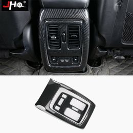 Carbon Fiber Achter Armleuning Air Outlet Ontluchting Trim voor Jeep Grand Cherokee 2014-2018