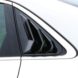 Carbon Fiber Achterruit Driehoek Panel Decoratie Cover Luiken Stickers Voor Audi A4 B8 2009-2016 Auto Styling Accessories262K