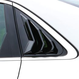 Carbon Fiber Achterruit Driehoek Panel Decoratie Cover Luiken Stickers Voor Audi A4 B8 2009-2016 Auto Styling Accessories271q