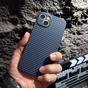 Funda de fibra de carbono a prueba de golpes iPhone15 14 13 12 11 Pro Max plus Funda Premium