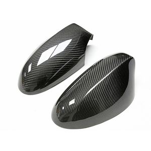 Cubierta de espejo retrovisor lateral de fibra de carbono para BMW 1 Series E82 E85 E87 E88 120i 130i 2007-2011, carcasa retrovisora para coche