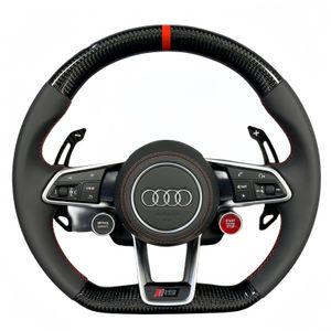 Volante de dirección de fibra de carbono para Auditt R8 RS5 RS6 RS7 RS3 RS4 RS5 A3 A6 S4