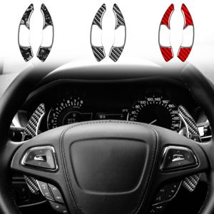 Koolstofvezel stuurwielverschuiving Paddle Shifter Cover Trim voor voor Lincoln MKZ MKC MKX MKT