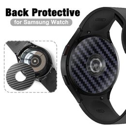 Koolstofvezel Sticker terug film voor Samsung Galaxy Horloge Classic 4 40mm 42mm 44mm 45mm 46mm Smartwatch Beschermende Accessoires