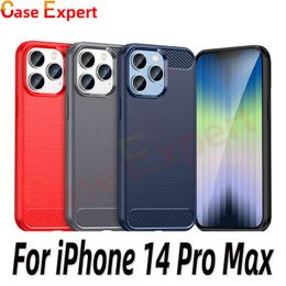 Cajas del teléfono de TPU con textura de fibra de carbono para iPhone 15 Plus Pro Max SE2020 LG Stylo 7 Harmony 4 Velvet Pixel 8 Samsung Note 20 S24 Ultra Moto G Play