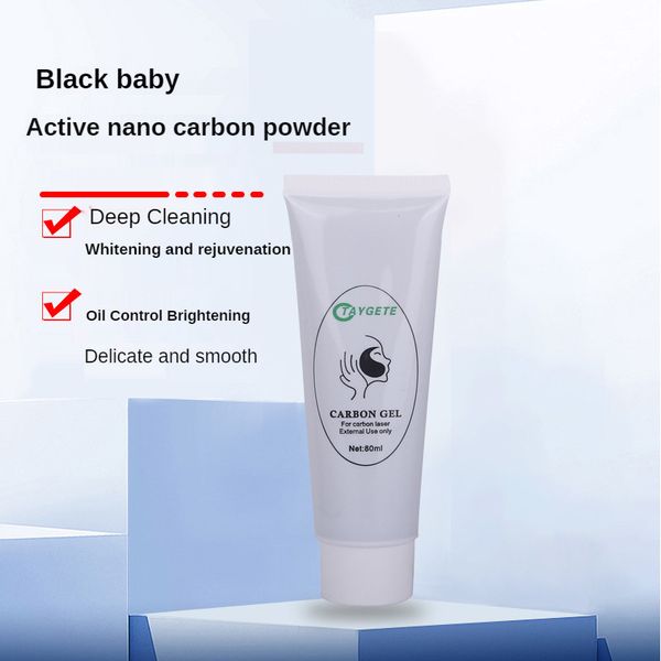 Accesorios láser peeling facial blanqueamiento de la piel rejuvenecimiento gel de polvo de carbono máquina láser Nd Yag piel de muñeca negra uso de Peeling
