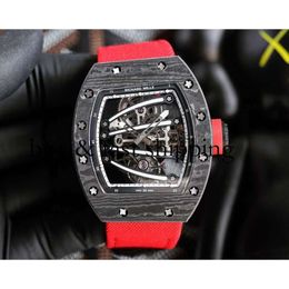 Carbon Rm059-01 SUPERCLONE Actief Tourbillon-horloge Rm59-uurwerk Mechanische vezelkast Saffierspiegel Sporthorloges Yohan Blake 228 Luxe horloges