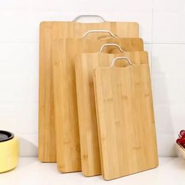 Bloques de corte de bambú carbonizado Tablero de frutas de cocina Tablas de cortar grandes y gruesas para el hogar Venta al por mayor FY5359