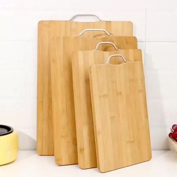 Blocs à découper en bambou carbonisé, planche à fruits de cuisine, grandes planches à découper domestiques épaisses, vente en gros FY5359