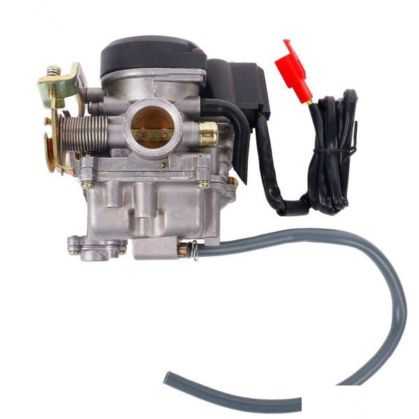 Pièces de carburateur 19Mm Pd19J Big Bore Carb Cvk Alu. Carburateur pour chinois Gy6 50Cc 60Cc 80Cc 100Cc 139Qmb 139Qma Scooter cyclomoteur Atv G Ot8Hd