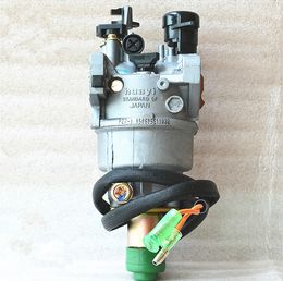 Carburateur w / solenoïde automatische choke voor HONDA GX390 188F Gratis verzending 5 kW Genset carb 6.5KW generator carburateur