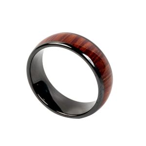 Kaart 2021 Nieuwe 125 kHz T5577 Chip RFID Wood Color Ceramics Smart Finger Ring Wear voor mannen of vrouwen