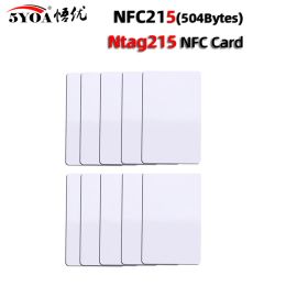 Kaart 30/50 stcs NFC NTAG215 Kaart Coin Tag Key 13.56MHz NTAG 215 Universal Label RFID Ultralight Tags Labels 25 mm Diameter Round Box