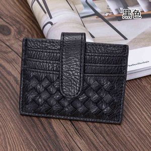 Sac à cartes New Multi Card Position Women's Knitting Ultra-thin Cute Style Zero Wallet 220426