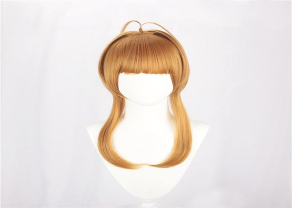 Carte Captor Kinomoto Sakura Cosplay Wig Hair Cap0123451937383