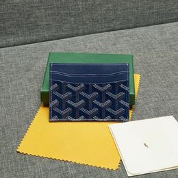 Diseñador de tarjetas Monedero Monedero Titular de la tarjeta Diseñadores para hombre Monedero para mujer Mini billeteras Bolsillo para llaves Ranura interior con caja Banco Cuero genuino