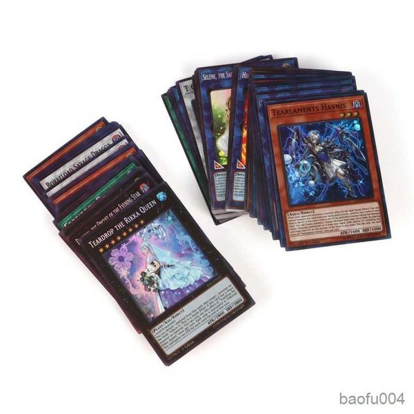 Juegos de cartas 100 piezas Yugioh Card en inglés YU GI OH Master Duel Competitive Deck Trading Card Game Shiny Collection R230821