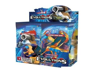 Kaartspellen 324 stuks kaarten Tcg Xy Evolutions Booster Display Box 36 verpakkingen Game Kids Collection Toys Gift Paper Drop Delivery Gifts P4337515