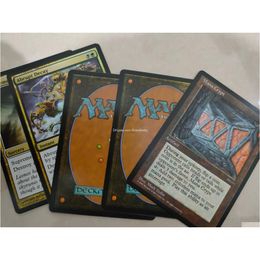 Juegos de cartas 54 Unids / lote Color Mate Tarjetas para Trading Magic 66X88Mm Buena Calidad Kaladesh Tcg Diy White Core Planeswalker Drop Deliver Dhdaw