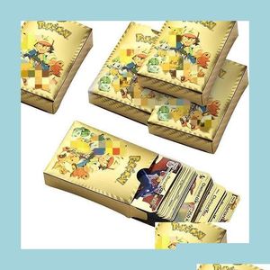 Kaartspellen cartoon elf Bronzing gouden folie gevechtskaarten drop levering speelgoed geschenken puzzels dhm1s 202 dhrjw