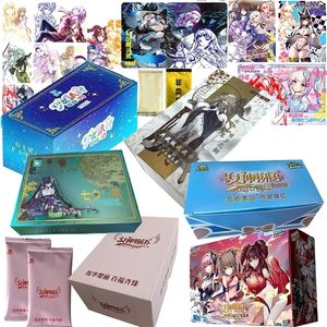 Kaartspellen Goddess Story Feast Collection S Waifu Box Anime Figuren Child Kids Birthday Gift Game Tafel Toegoed voor familie Kerstmis 220924