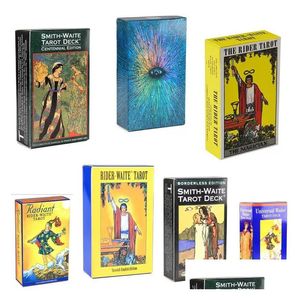 Jeux de cartes Knightstarot Chevaliers espagnols Tarot Smith Waite Cartes de jeu de société Maison Partygame Drop Delivery Jouets Cadeaux Puzzles Dhysz