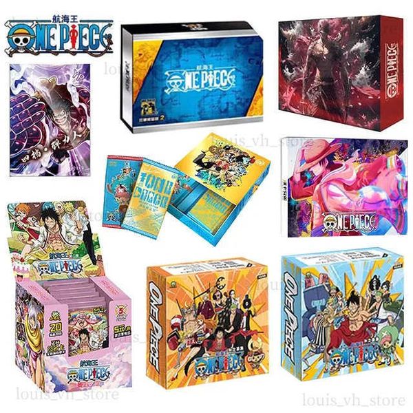 Jeux de cartes One Piece Series Jeu de cartes Flash Ssp Trading Tcg Ccg Jeu Luffy Sanji Booster Carte de jeu Cadeau d'anniversaire pour enfants T240325