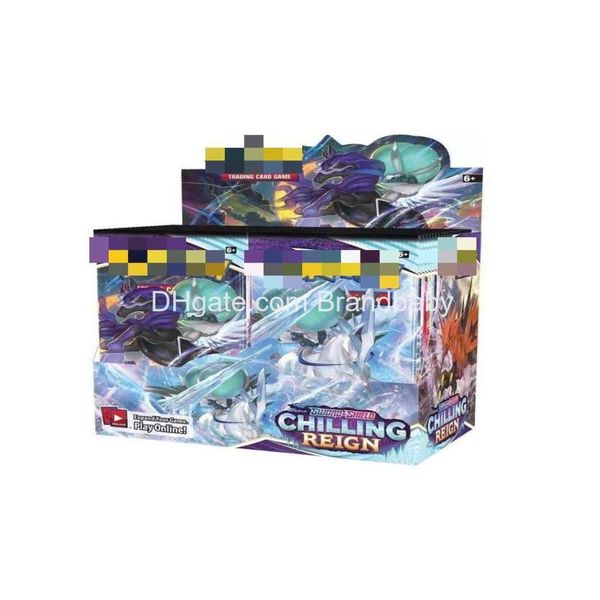 Juegos de cartas Whole Sea Freight 360PCS Juegos de cartas Colecciones de entretenimiento Juego de mesa Cartas de batalla Elf Inglés Francés Español Niños Col16 Dhuwx