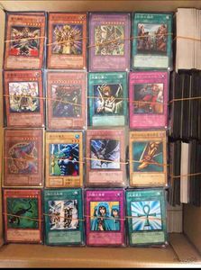 Jeux de cartes yu-gi-oh 100 pièces ne pas répéter japonais/anglais carte de Collection originale sac porte-bonheur pour enfants cadeau