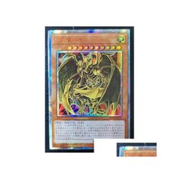 Jeux de cartes Yu-Gi-Oh 20Ser Anniversaire DIY Flash Sacré Beas Timate Dragon Yuh Jeu Cartes de collection Y1212 Drop Livraison Jouets Cadeaux Pu Dhc5Q